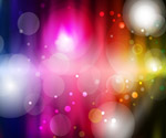 shinning colored art free vector